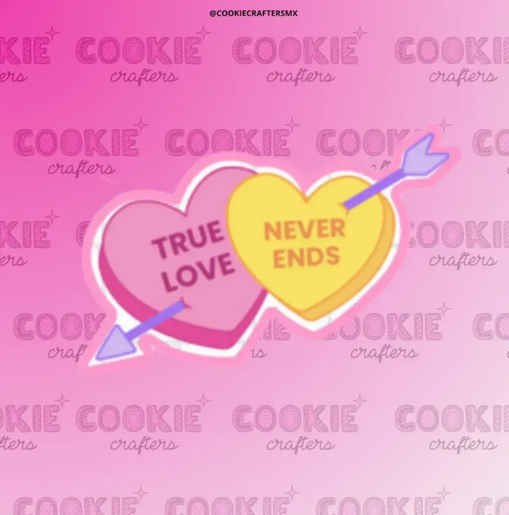 Corazones Flechados True Love Never Ends