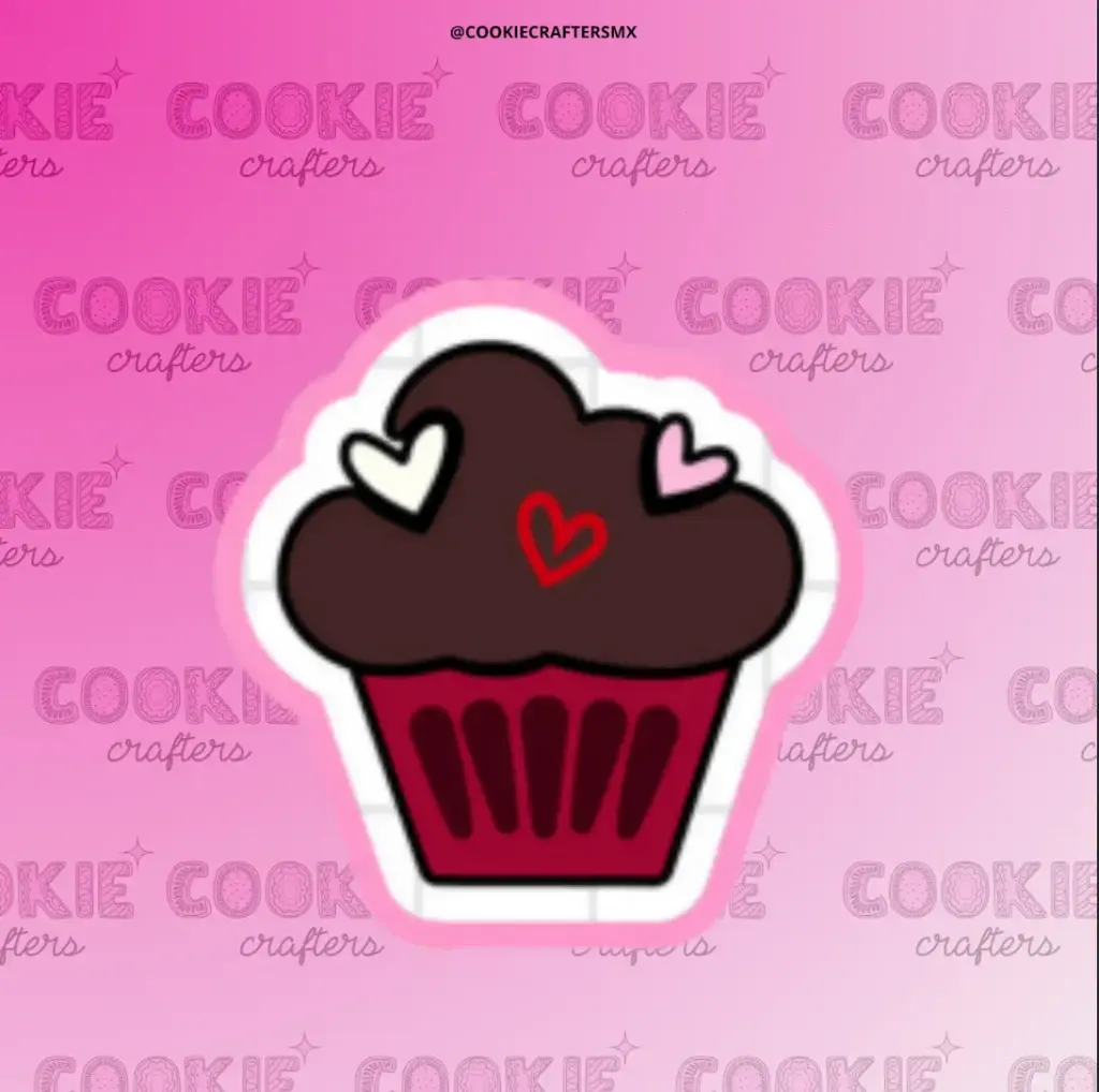 Cupcake Con Corazones