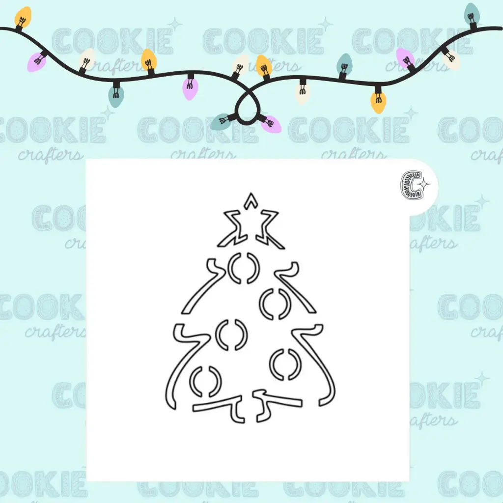 Stencil Árbol de Navidad