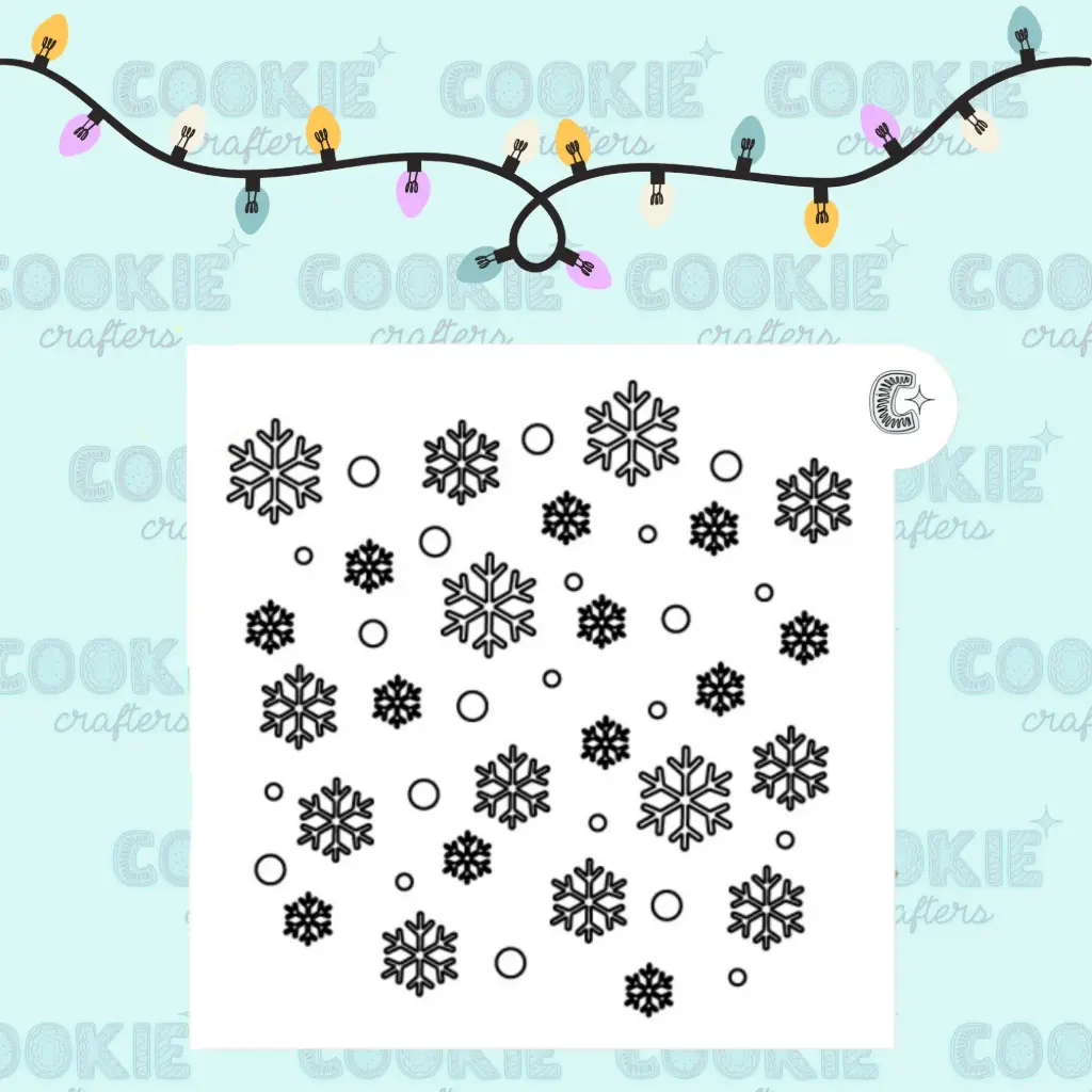 Stencil Copos de Nieve