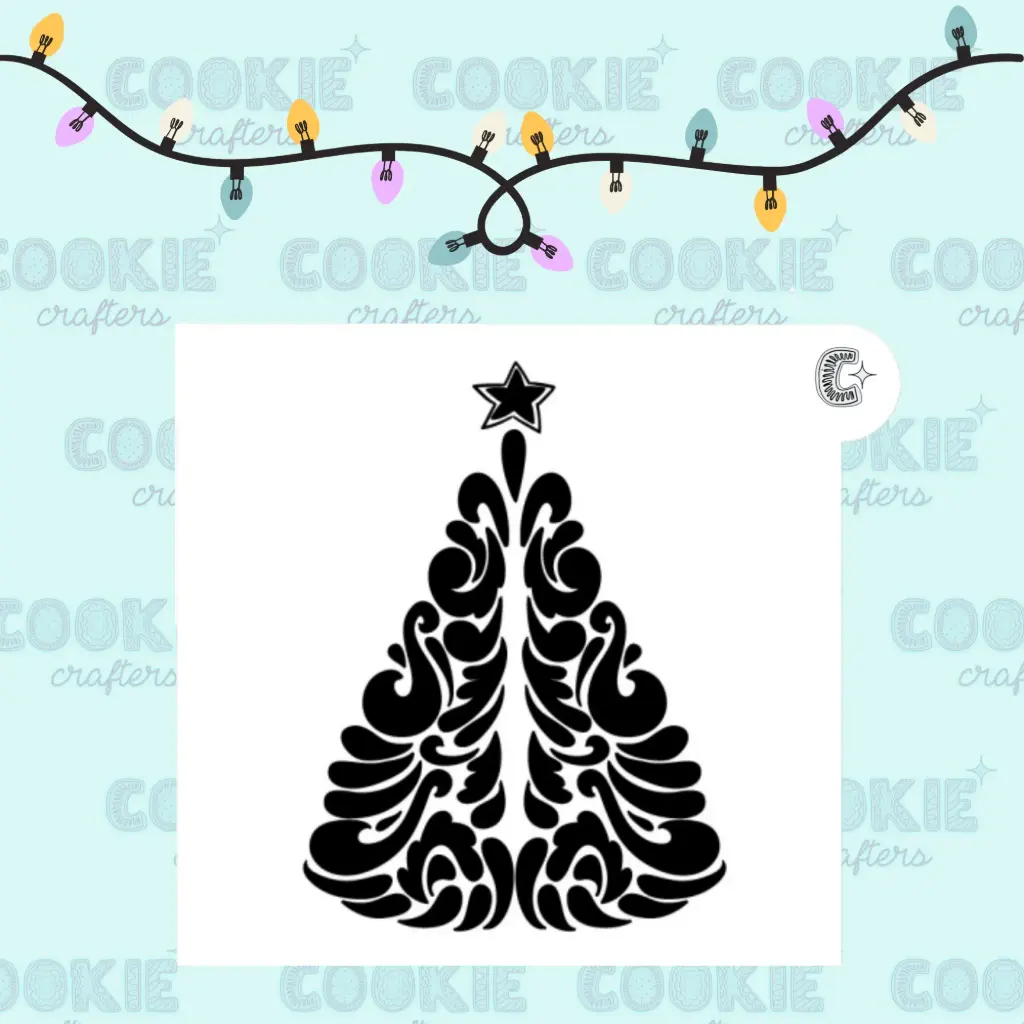 Stencil Árbol de Navidad 1