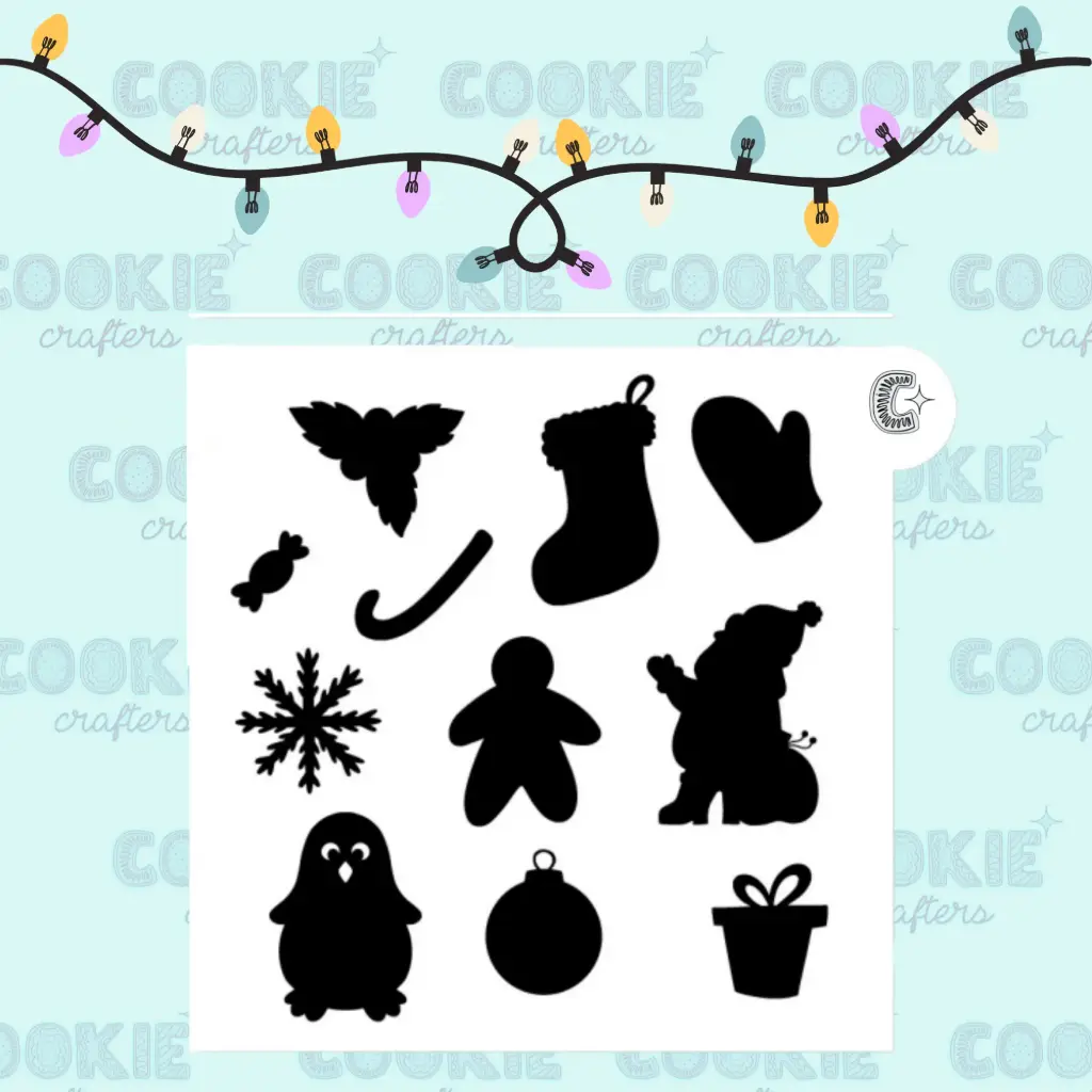 Stencil Decoración Navidad 1