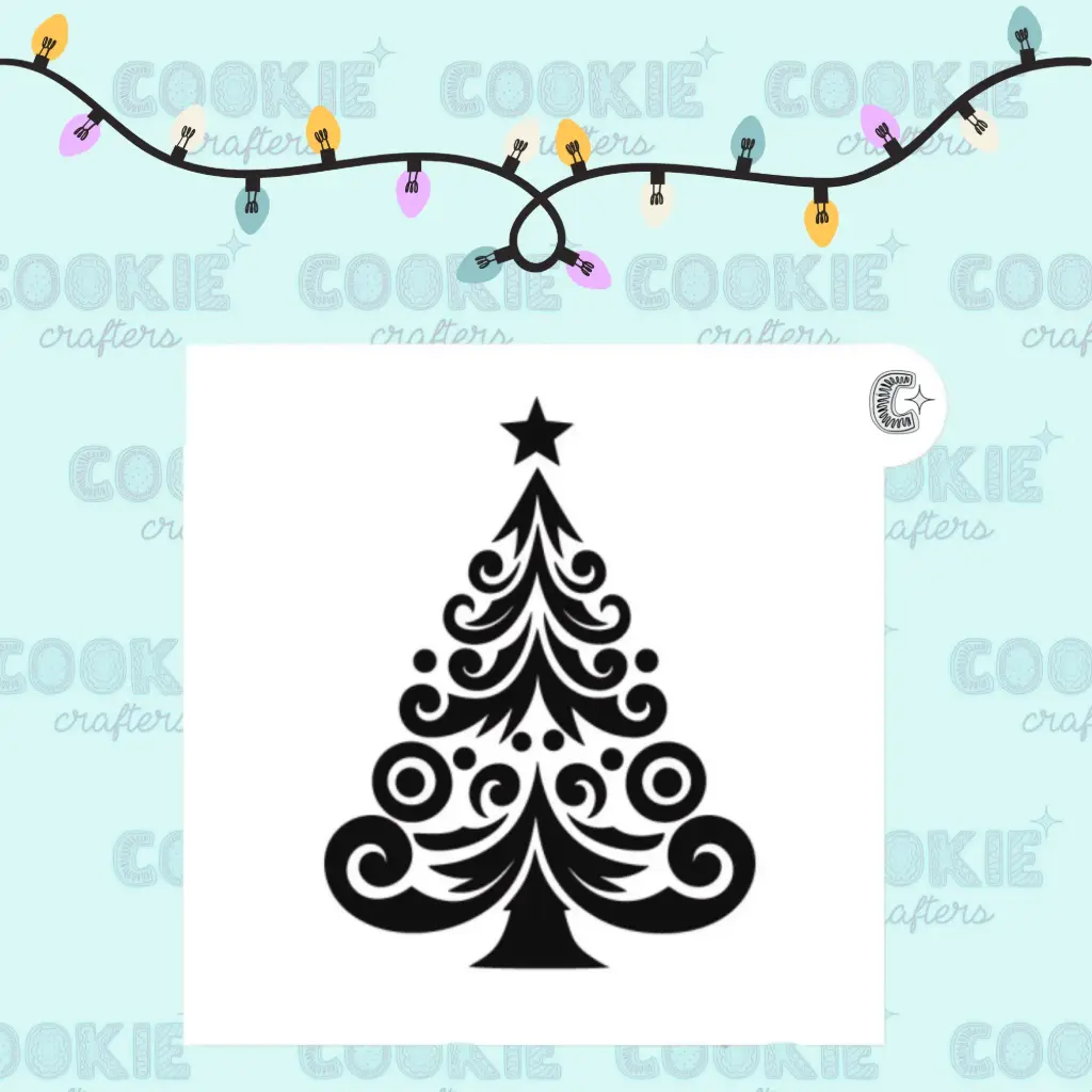 Stencil Árbol de Navidad 3