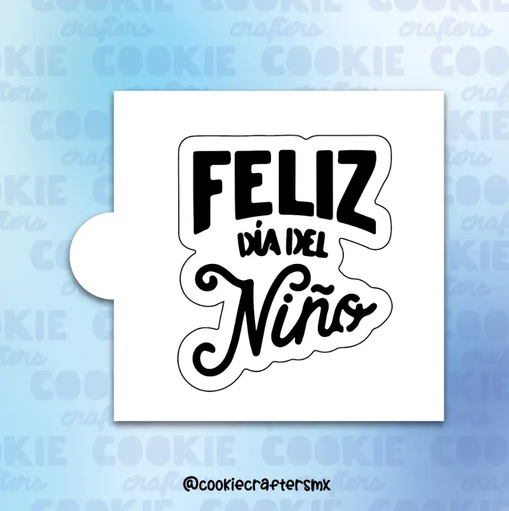 Stencil Feliz Día del Niño