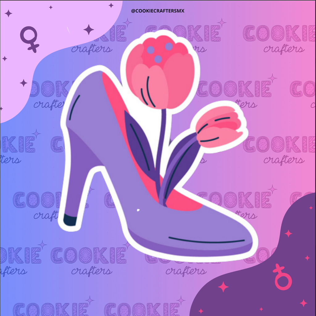 Tacones con Flor 