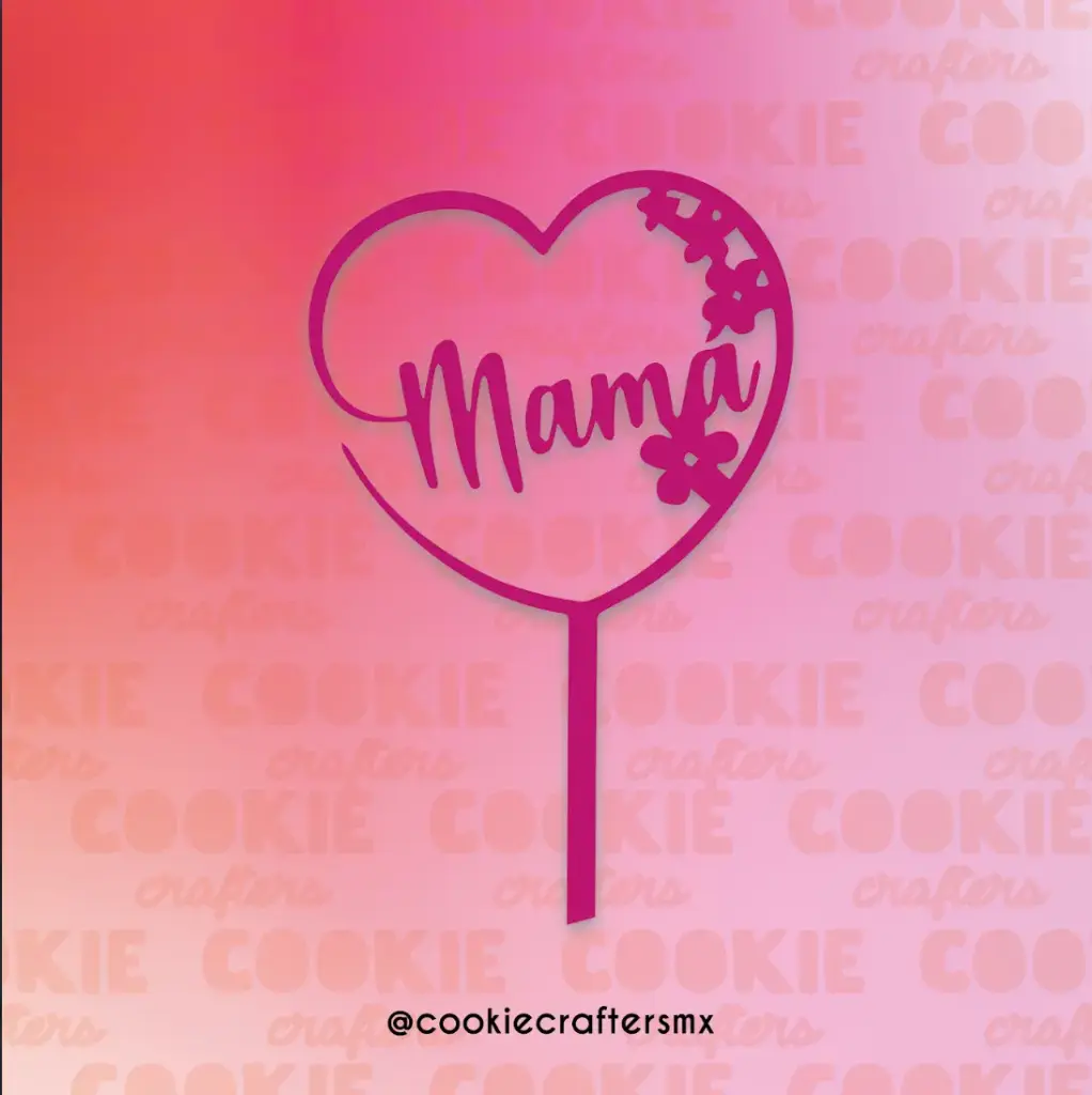 Cake Topper Mamá