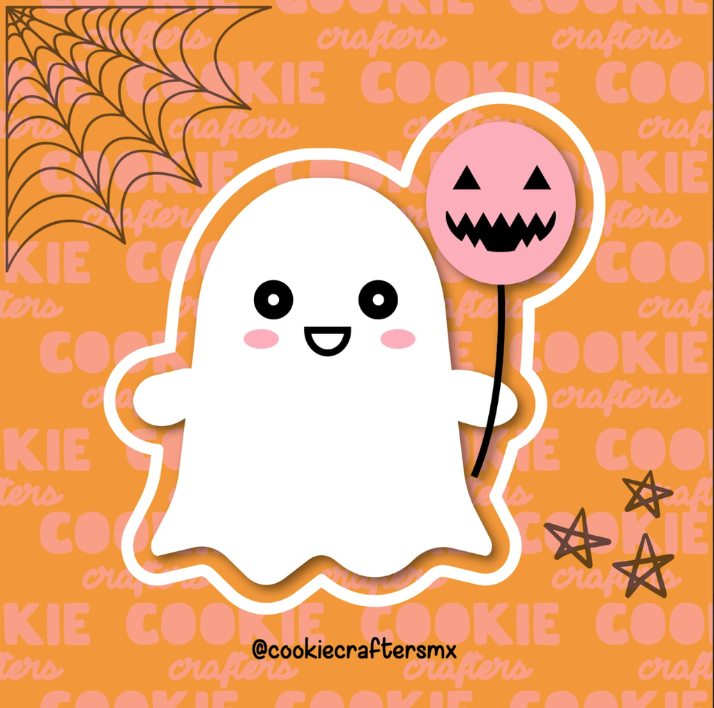 Fantasma con Globo de Calabaza