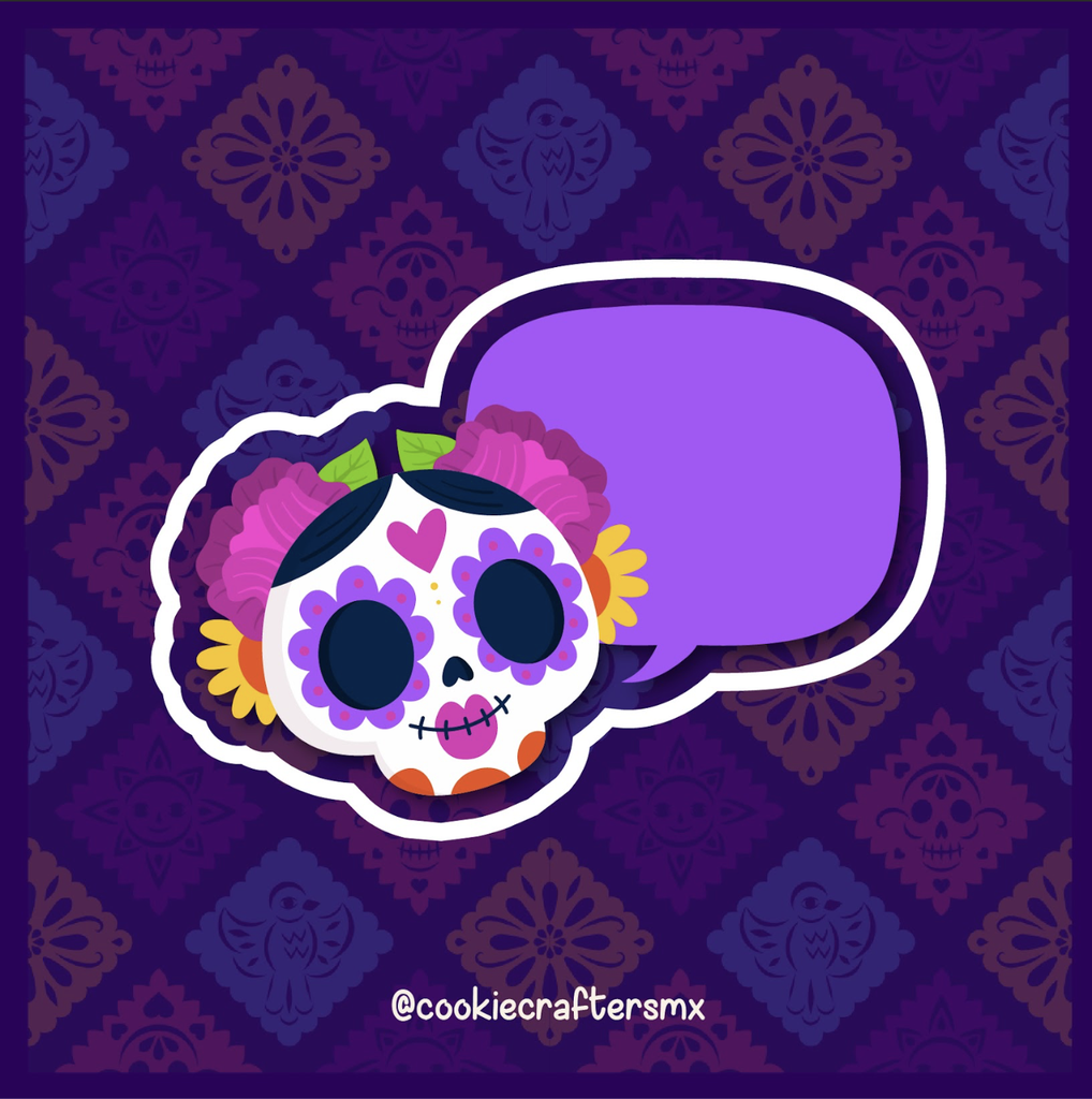 Catrina con Cuadro de Texto 