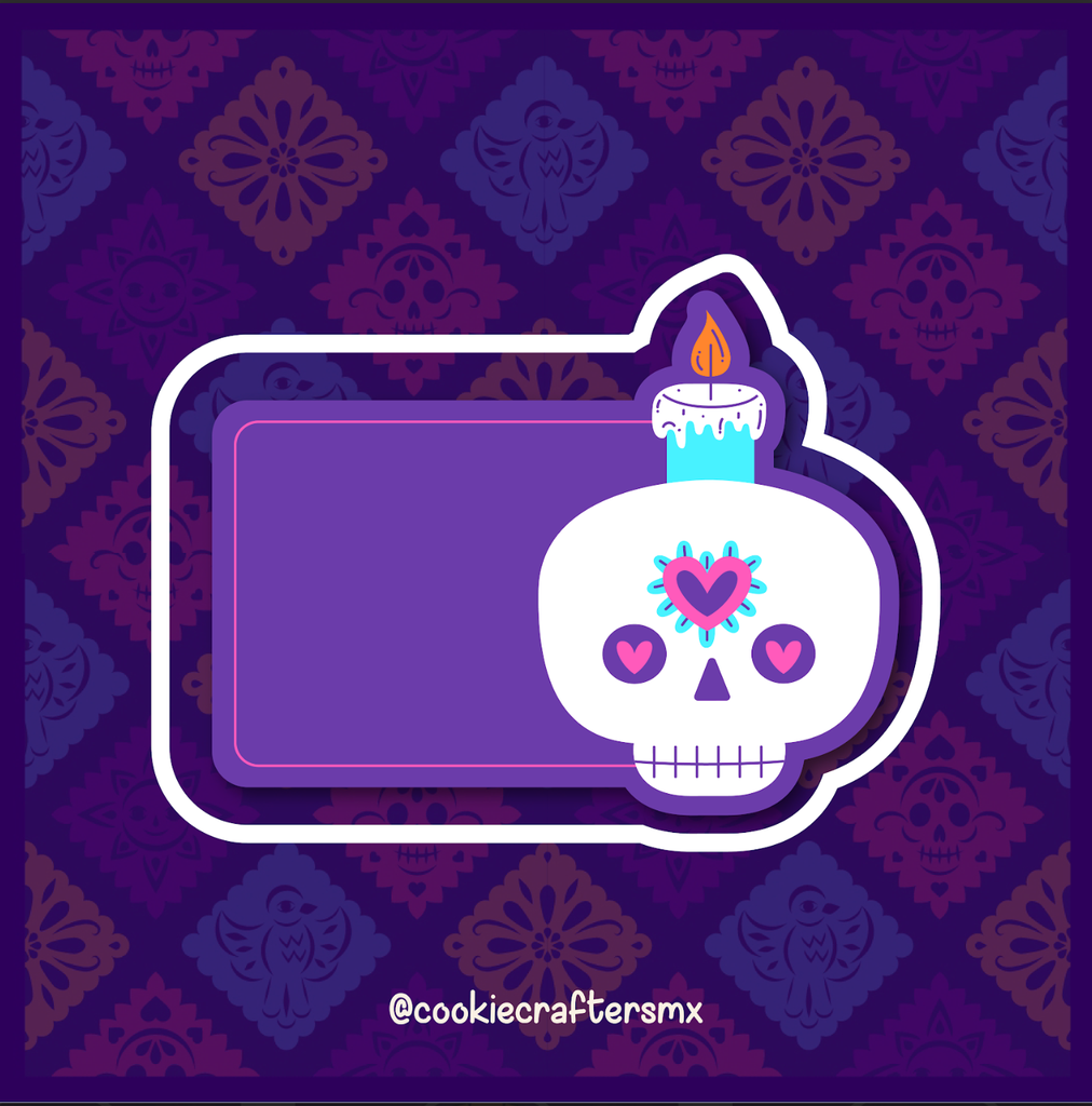 Calavera Con Vela