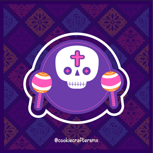 Calavera Con Sonajas