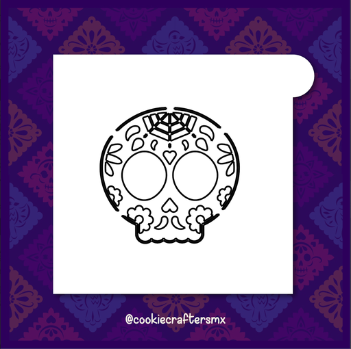 Stencil Calavera 2