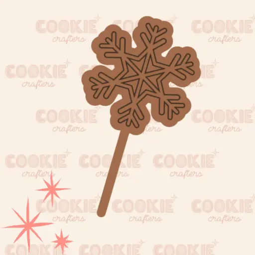 Cake Topper Copo de Nieve