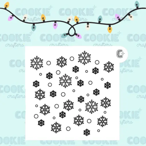 Stencil Copos de Nieve