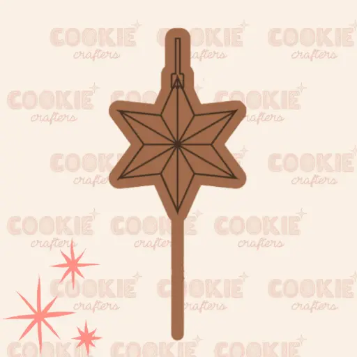 Cake Topper Estrella Árbol