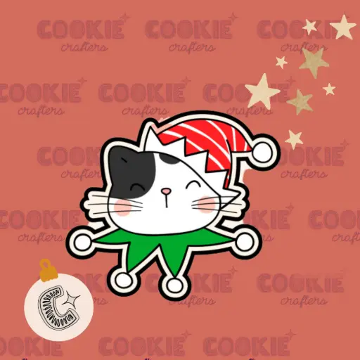 Gato Con Gorrito Navideño