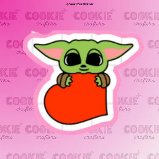 Grogu Con Corazón