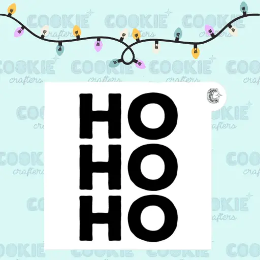 Stencil Ho Ho Ho