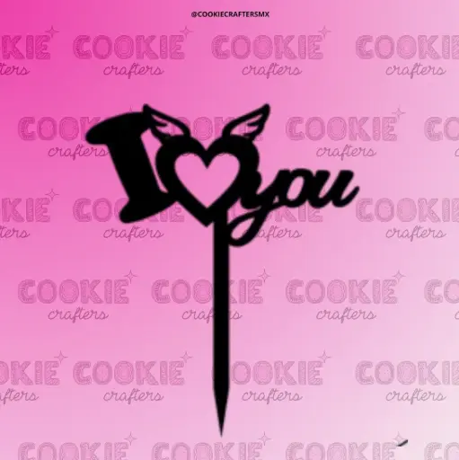 Cake Topper I Love You