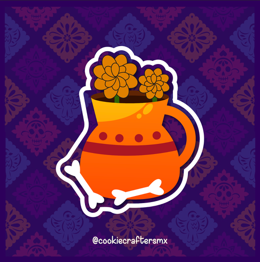 Jarron Con Flores