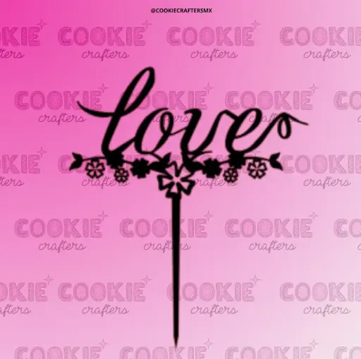 Cake Topper Love 1