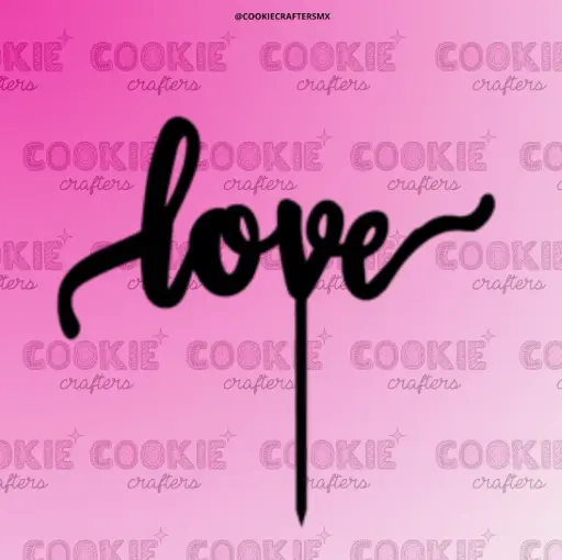 Cake Topper Love