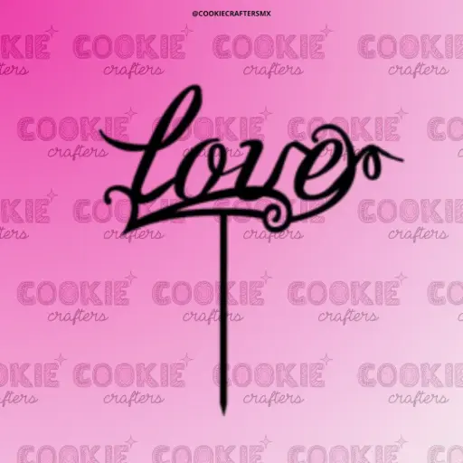 Cake Topper Love 2