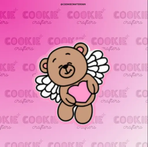 Osito Con Alas y Corazón