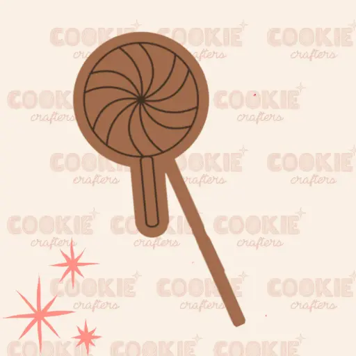 Cake Topper Paleta De Caramelo