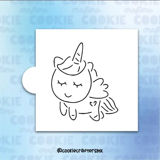 Stencil Unicornio