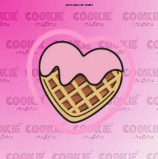 Waffle De Corazón