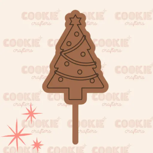 Cake Topper Árbol de Navidad