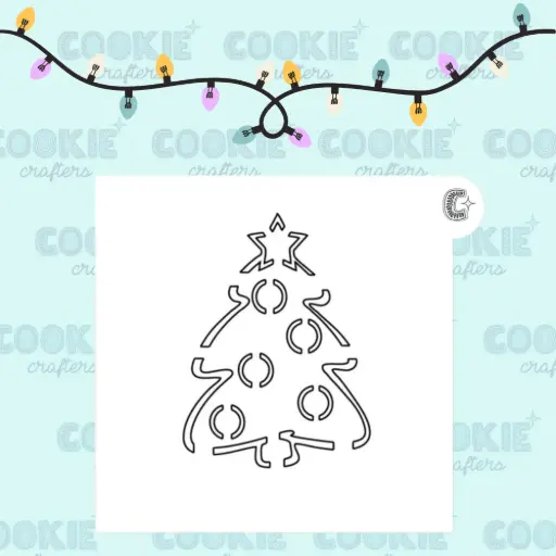 Stencil Árbol de Navidad