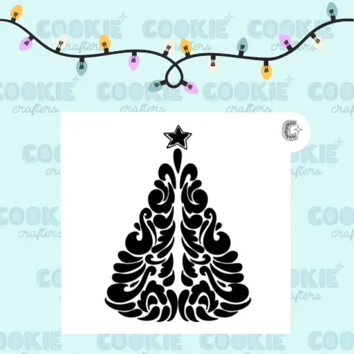 Stencil Árbol de Navidad 1