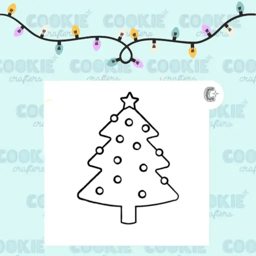 Stencil Árbol de Navidad 2