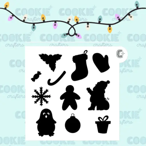 Stencil Decoración Navidad 1