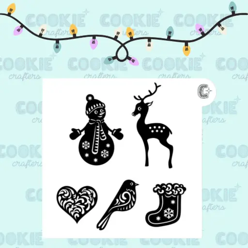 Stencil Decoración Navidad 6