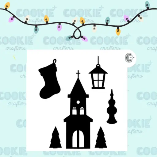 Stencil Decoración Navidad 7