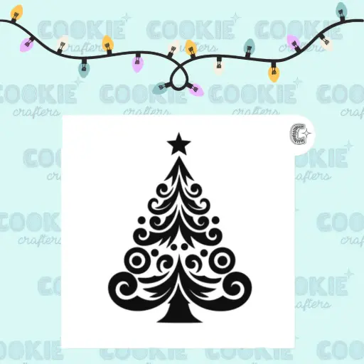 Stencil Árbol de Navidad 3