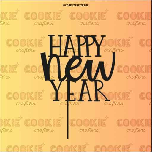 Cake Topper Happy New Year 1