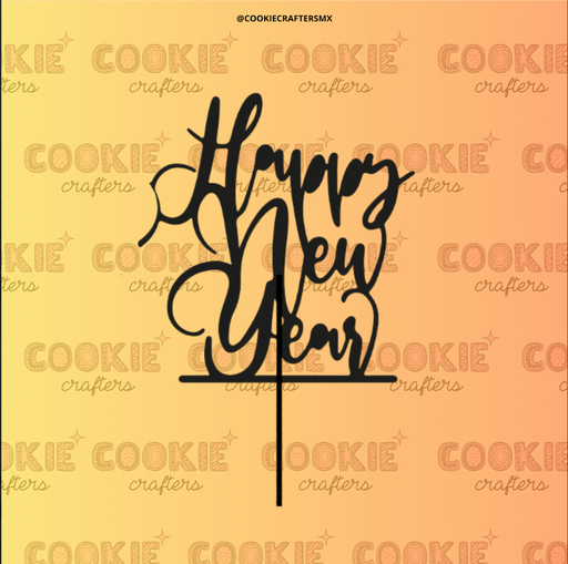 Cake Topper Happy New Year 4
