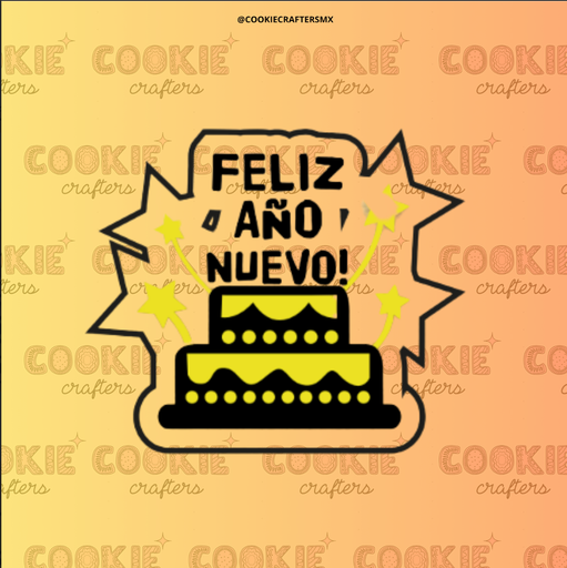 Letrero Feliz Año Nuevo