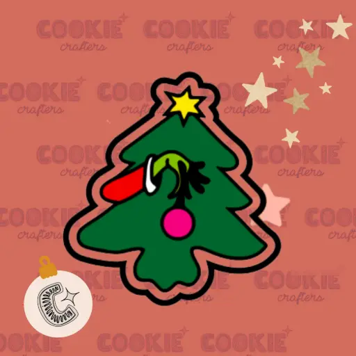 Árbol Con Mano De Grinch