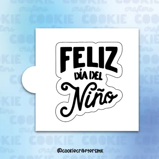 Stencil Feliz Día del Niño
