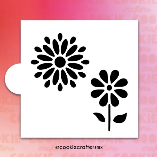Stencil Flores 