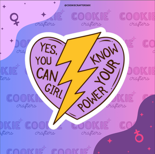 Corazón Girl Power 