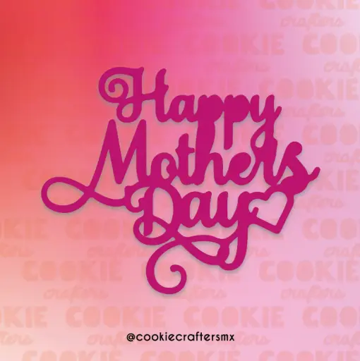 Cake Topper Happy Mothers Day 1