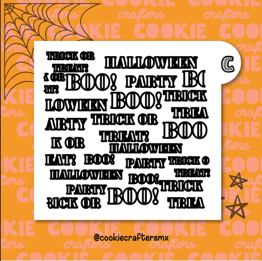Stencil Boo Party