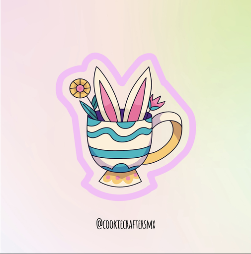 Taza Orejas Conejo 