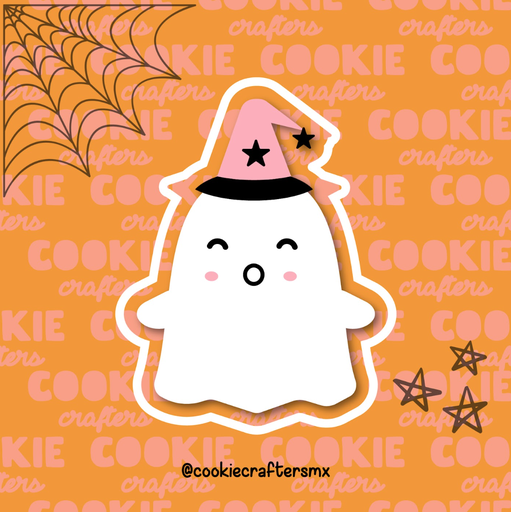 Fantasma con Sombrero de Bruja