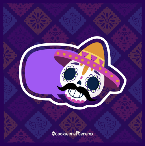 Calaverita Mariachi con Cuadro de Texto 